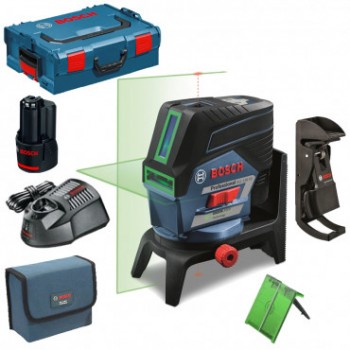 Комбинированный лазерный нивелир Bosch GCL 2-50 CG + RM 2 (12 V) + потолочная клипса