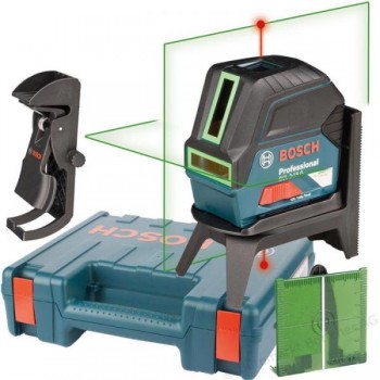 Комбинированный лазерный нивелир Bosch GCL 2-15G + RM1 + кейс