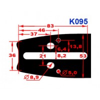 Шина Oregon 16"; 0,325; 1,3мм (160MLBK095)