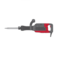 Молоток отбойный электрический Vitals Professional At 1250A BL